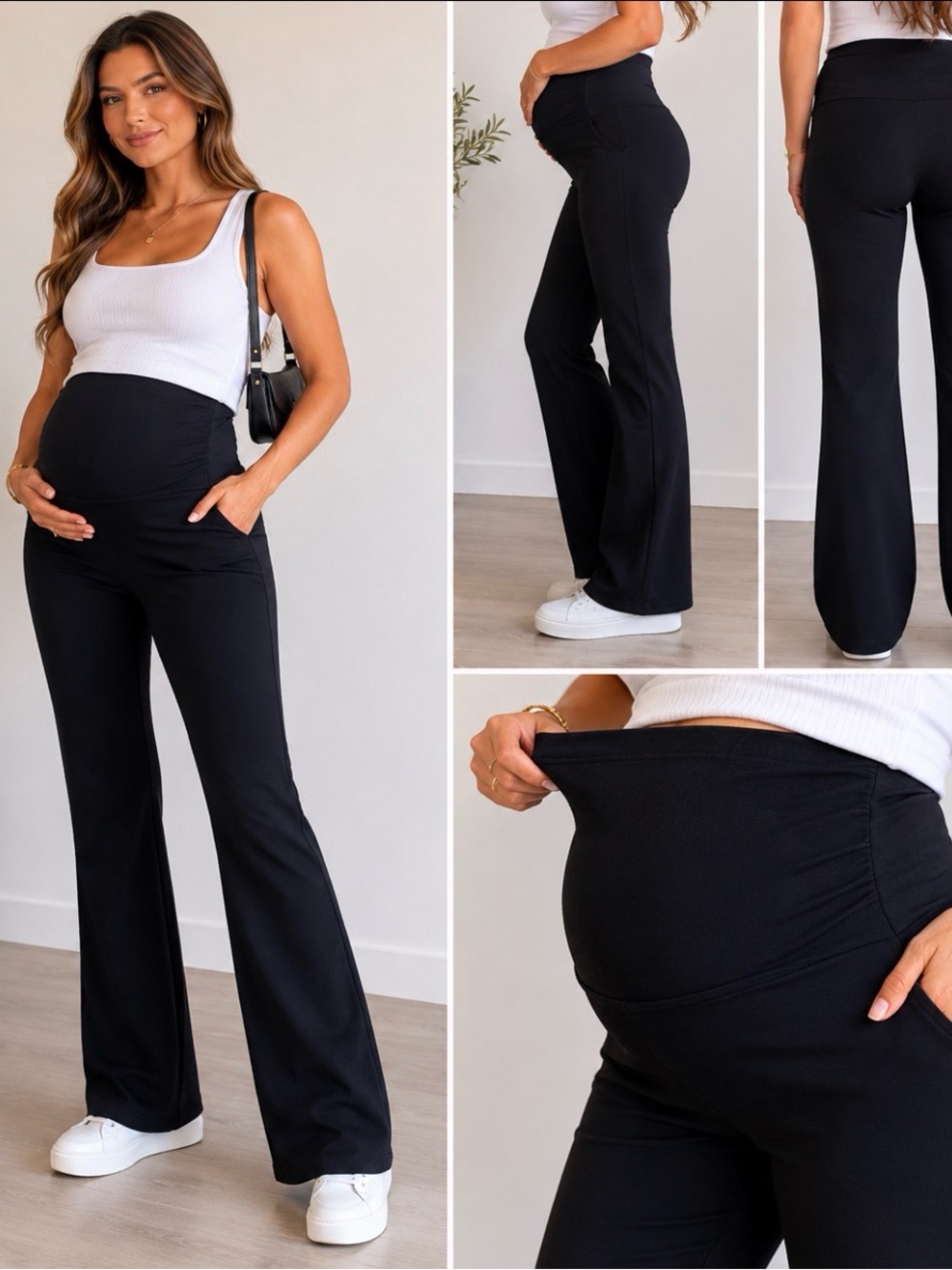 Motherhood Maternity Black Dress Pants Size Large